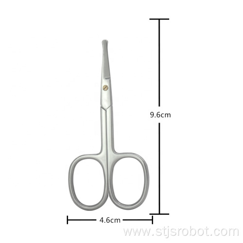 Luxury private label eye makeup tool stainless steel beauty eyebrow scissors